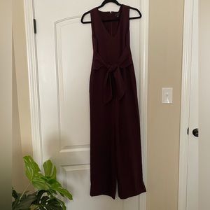 Ann Taylor plum jumpsuit size 0